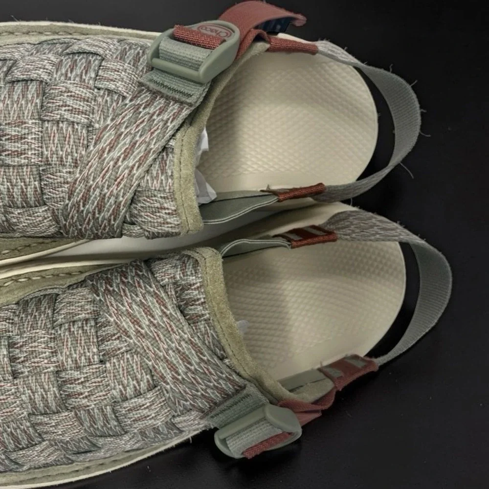 Chaco Canyon Woven Clog - Hut Fungi Beige/Kaki Earth Tones - Men's Size 11 NIB